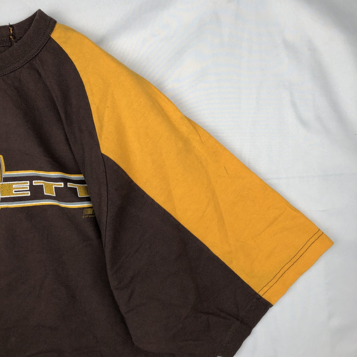 90s-00'S CHASE NASCAR Motorcycle T-shirt, Men's XL size cotton brown type Vintage Second Hand
