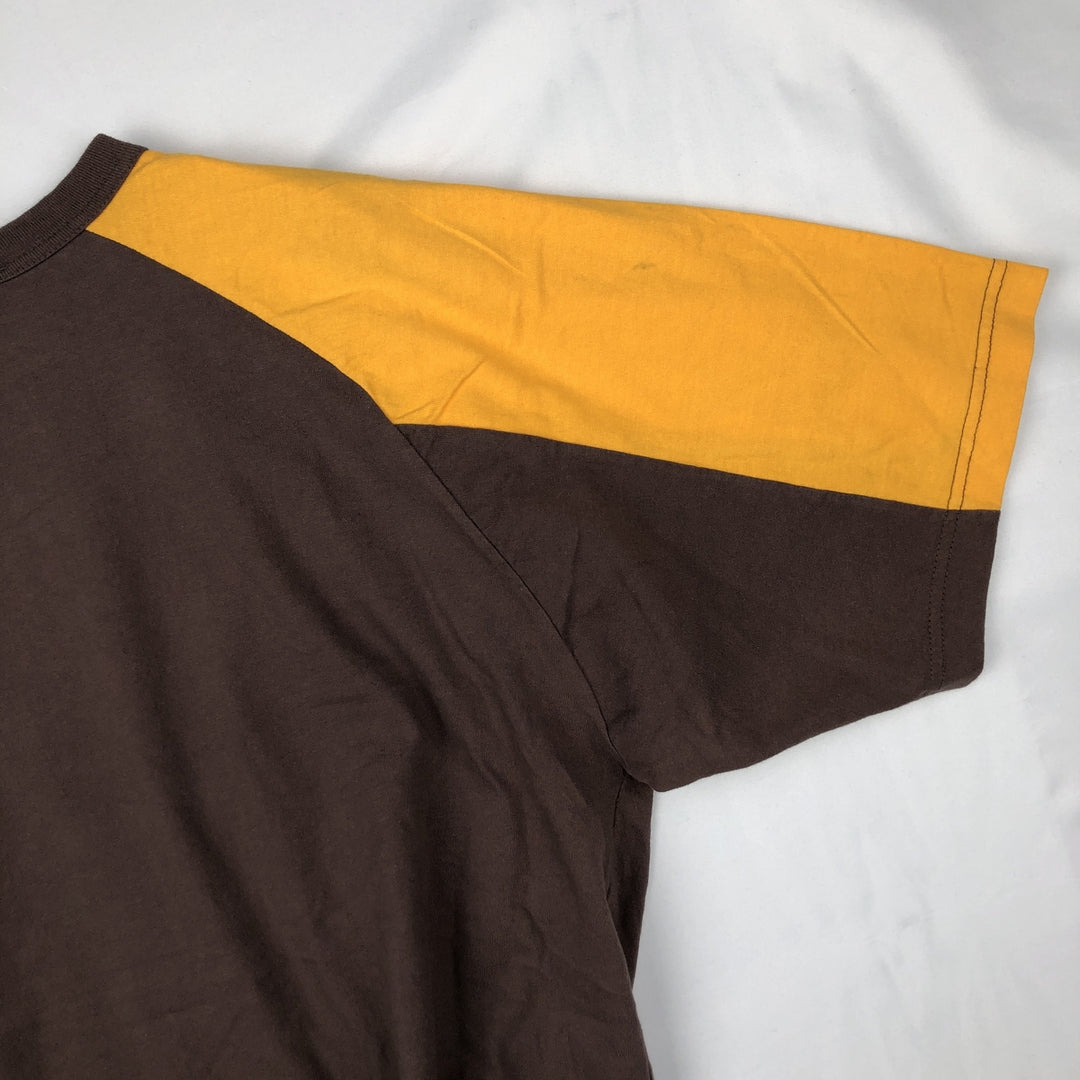 90s-00'S CHASE NASCAR Motorcycle T-shirt, Men's XL size cotton brown type Vintage Second Hand
