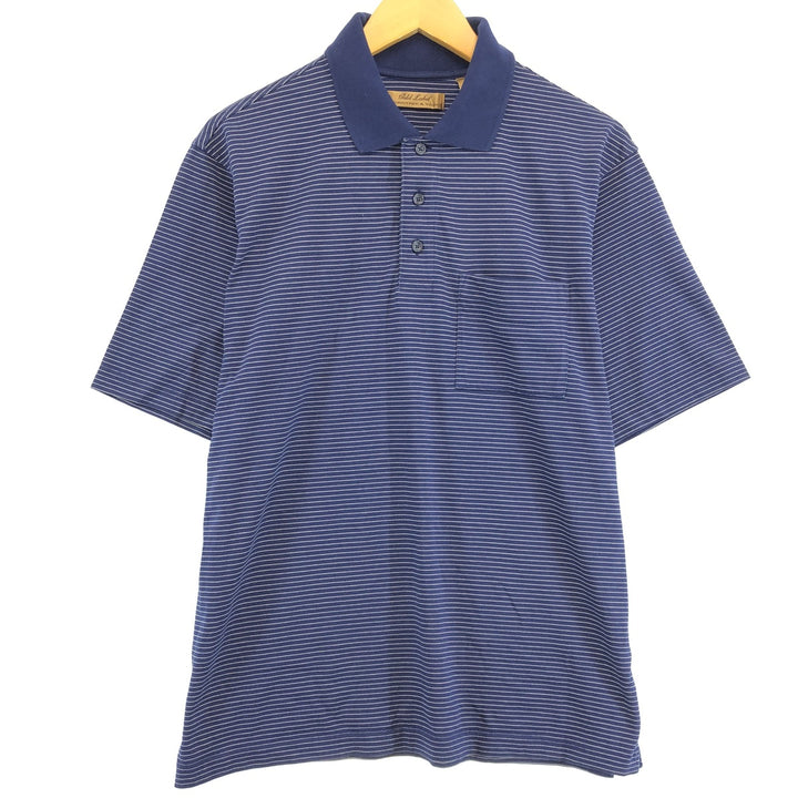 Gold Label Short Sleeve Border Polo Shirt Men's M Size /eaa320553