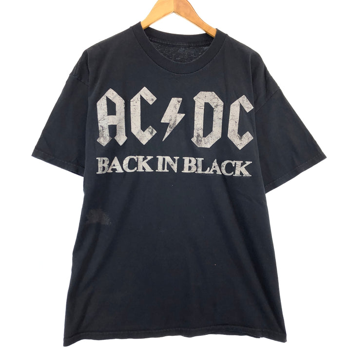 AC/DC BACK IN BLACK Band T-shirt, Band Tee, Men's XL /eaa320562