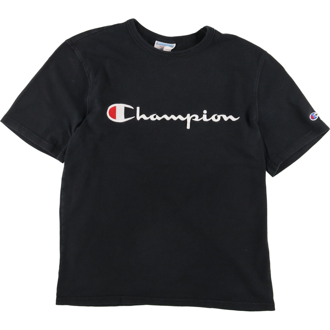 Champion Logo T-shirt Men's M cotton black type Vintage Second Hand