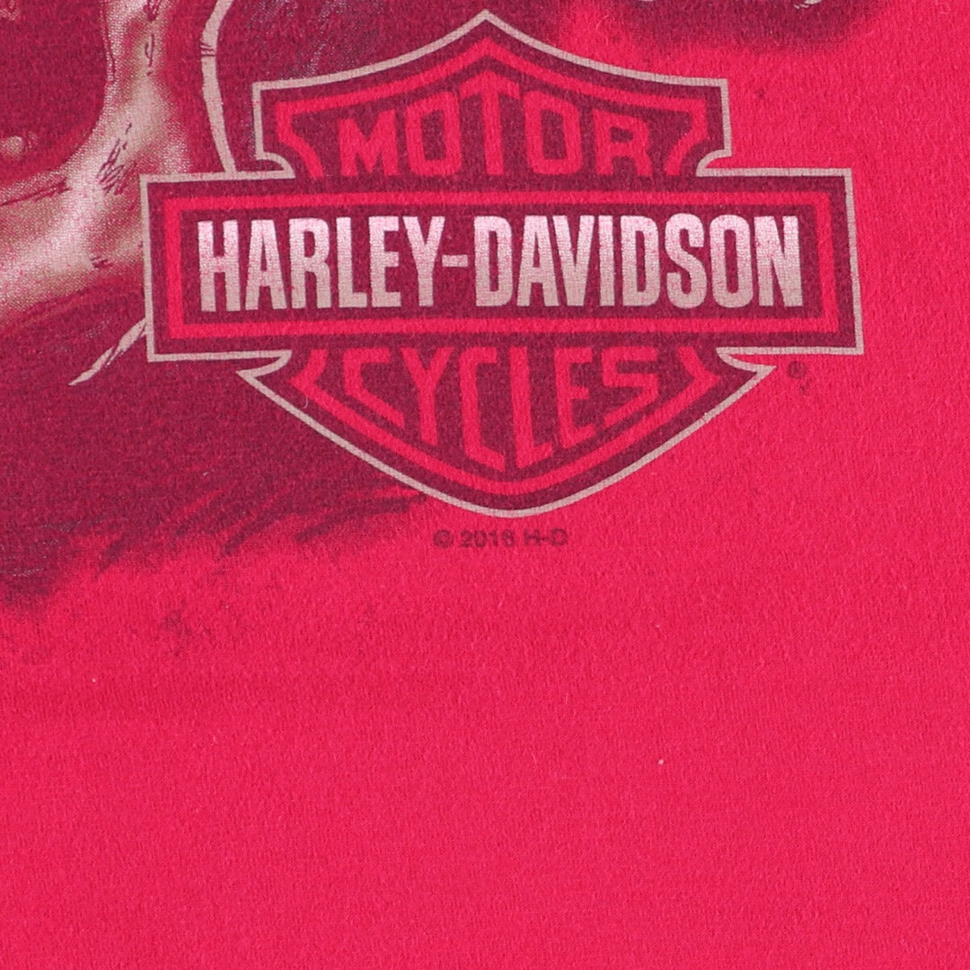 Big Size Harley Davidson Double Sided Print Cut Off Sleeveless Motorcycle Bike T-Shirt Men's XXXL /eaa320748