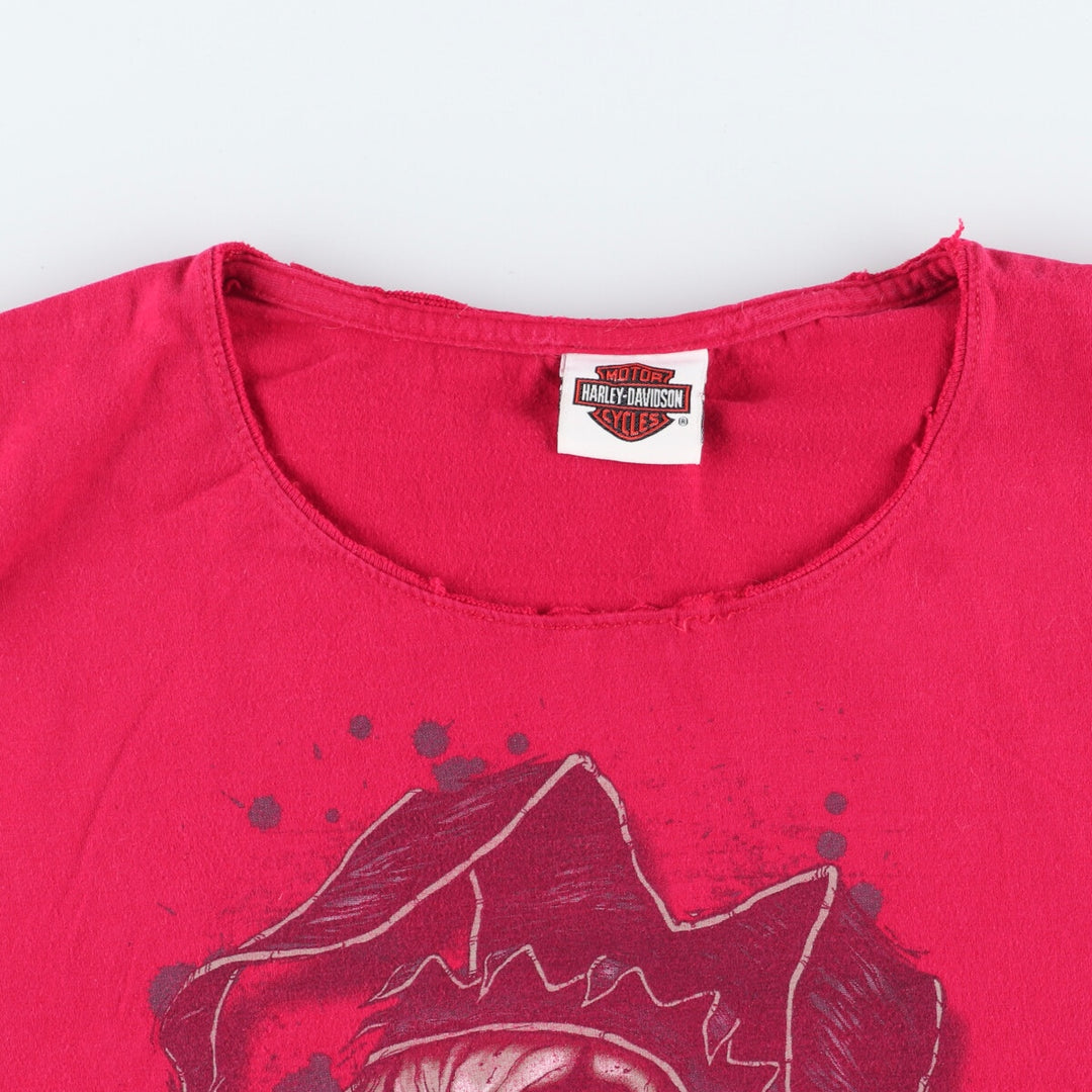 Big Size Harley Davidson Double Sided Print Cut Off Sleeveless Motorcycle Bike T-Shirt Men's XXXL /eaa320748