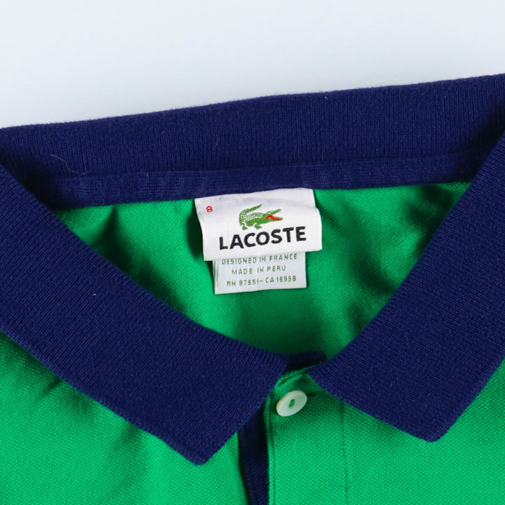 Lacoste LACOSTE French design short sleeve polo shirt size 8 Men's M /eaa320750