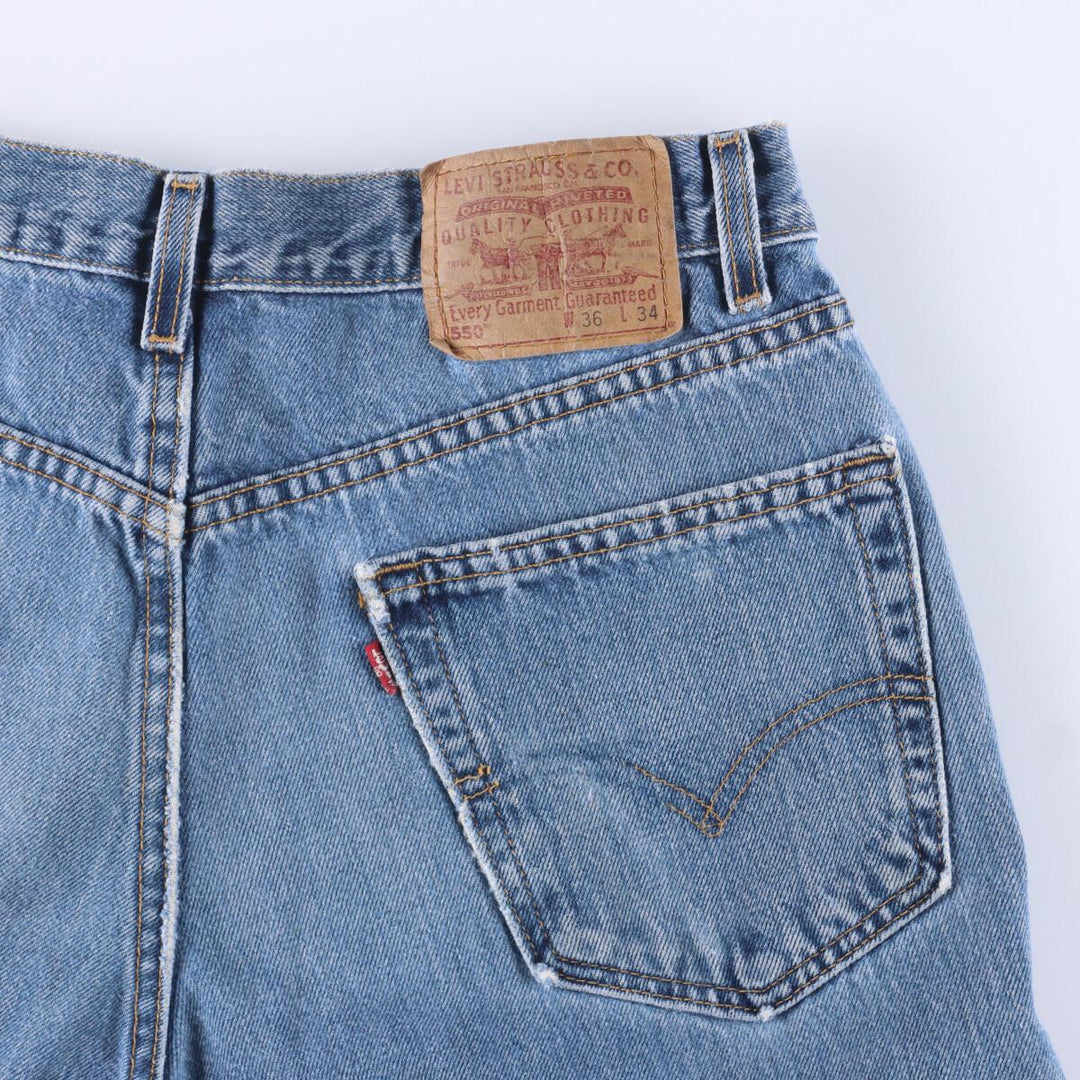 90'S Levi's 550 Relaxed Fit Jeans Tapered Denim Pants Made in USA Men's W35 Vintage /eaa321421