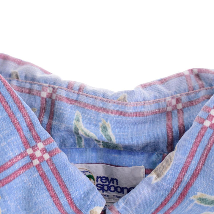 90'S Reyn Spooner Swimsuit Tag Bikini Tag Button Down Hawaiian Aloha Shirt Men's XL Vintage /eaa321836