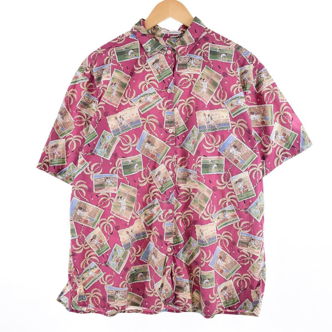 80s-90'S Reyn Spooner Diamond Head Tag Button Down Hawaiian Aloha Shirt Men's XXL /eaa321891