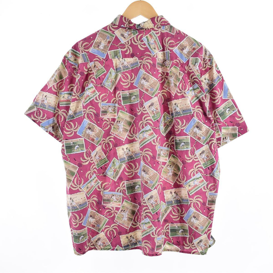 80s-90'S Reyn Spooner Diamond Head Tag Button Down Hawaiian Aloha Shirt Men's XXL /eaa321891