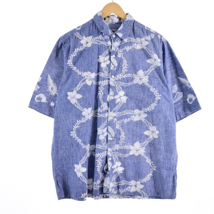 80s-90'S Reyn Spooner Diamond Head Tag Hawaiian Aloha Shirt Made in Hawaii Men's L Vintage /eaa322253