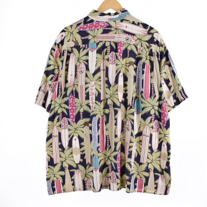 80s-90'S Reyn Spooner Diamond Head Tag Rayon Hawaiian Aloha Shirt Made in Hawaii Men's XXL /eaa322260