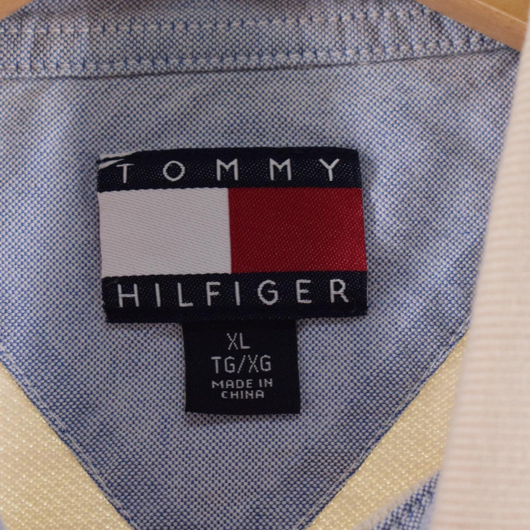 90'S Tommy Hilfiger short sleeve polo shirt men's XL vintage /eaa324369