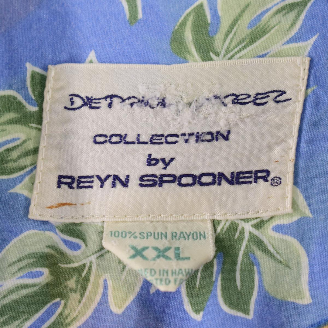 Reyn Spooner DIETRICH VAREZ COLLECTION All-over Surfboard Pattern Open Collar Rayon Hawaiian Aloha Shirt / eaa325709