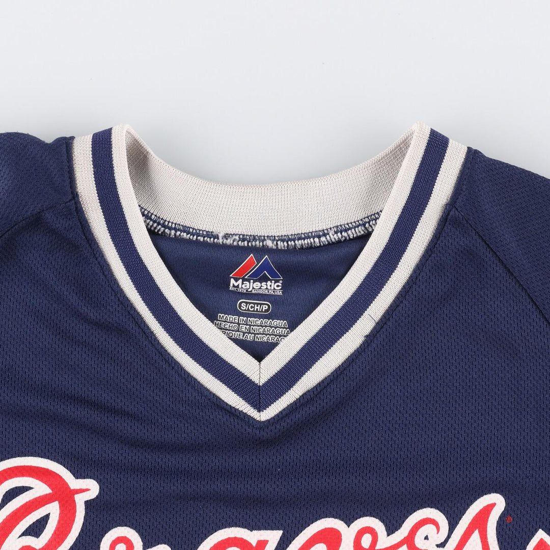 Majestic MLB ATLANTA BRAVES Atlanta Braves Game Shirt Replica Uniform Men's S /eaa326122