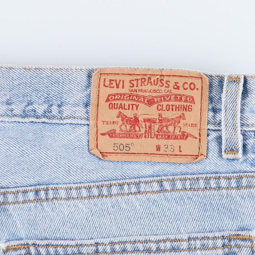 Levi's 505 denim shorts, short pants, men's w35 / eaa327767