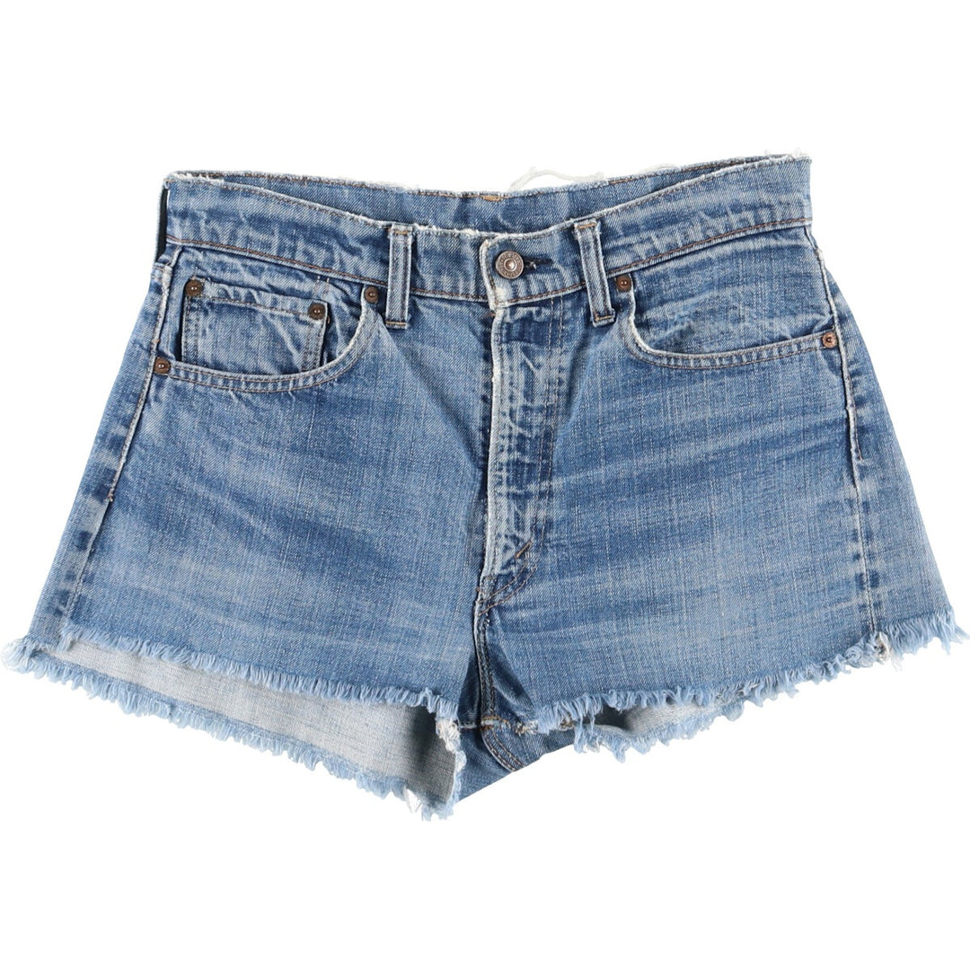 70's Levi's 505 66 early denim shorts short pants women's XL (w31) vintage / eaa327862