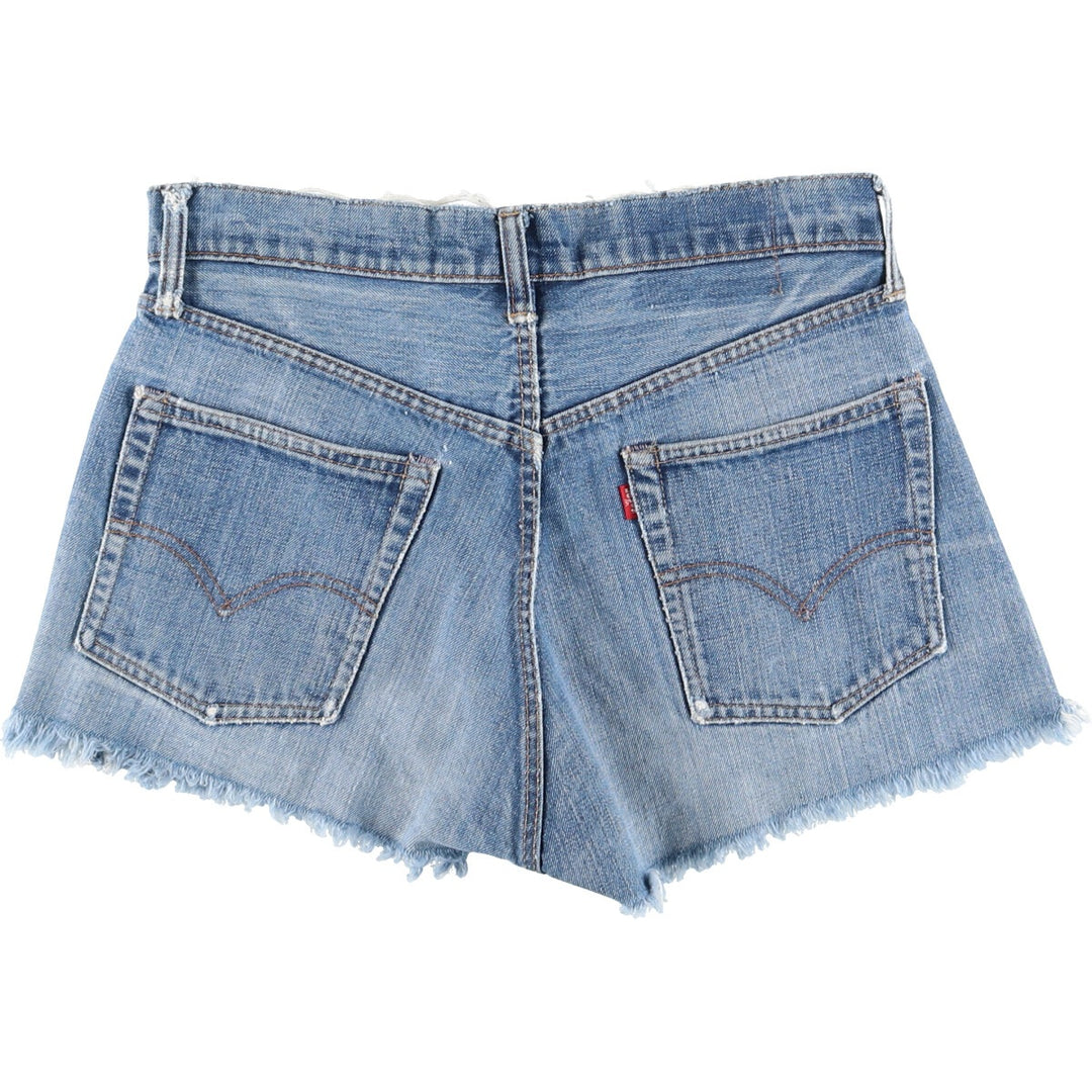 70's Levi's 505 66 early denim shorts short pants women's XL (w31) vintage / eaa327862