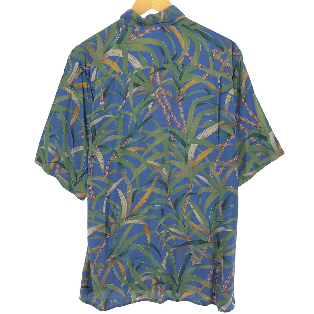 90'S Reyn Spooner Swimsuit Tag Bikini Tag All-Over Print Rayon Hawaiian Aloha Shirt Made in Hawaii Men's M Vintage /eaa329060