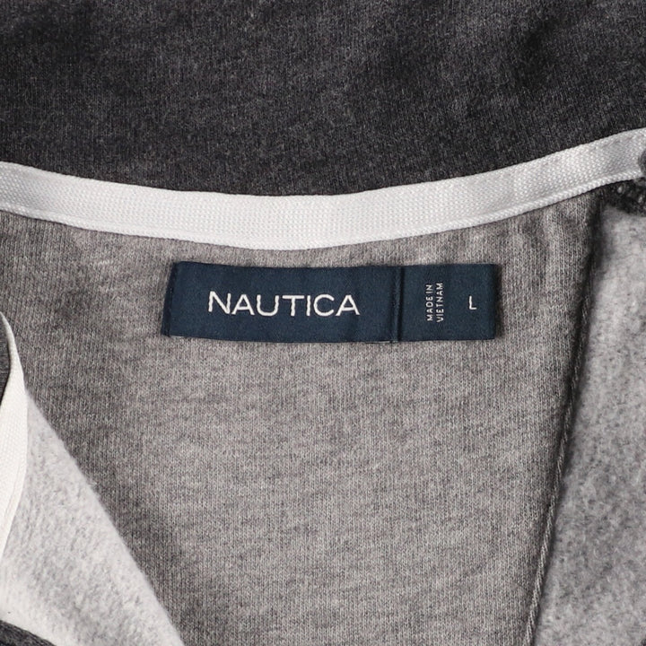 NAUTICA Half-Zip Sweatshirt, Trainer, Men's, L /eaa330049