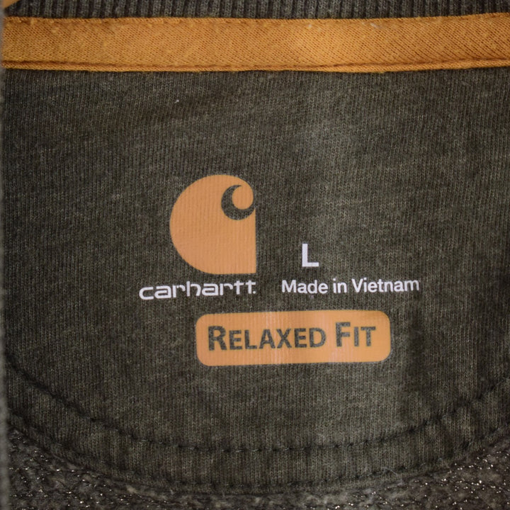 Carhartt RELAXED FIT Half Zip Sweatshirt Trainer Men's XL /eaa330266