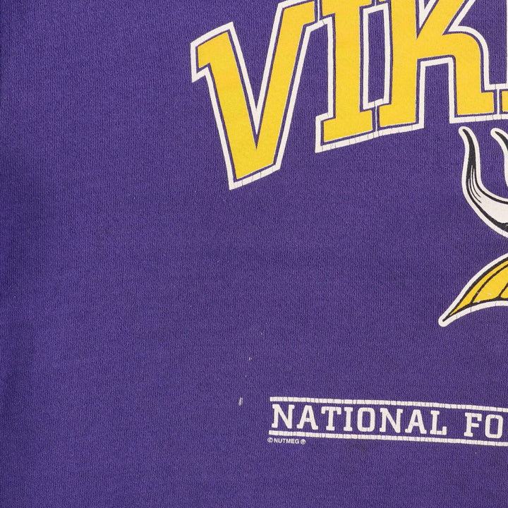 90'S Lee NFL MINNESOTA VIKINGS Minnesota Vikings Printed Sweatshirt Made in USA Men's XL /eaa330457