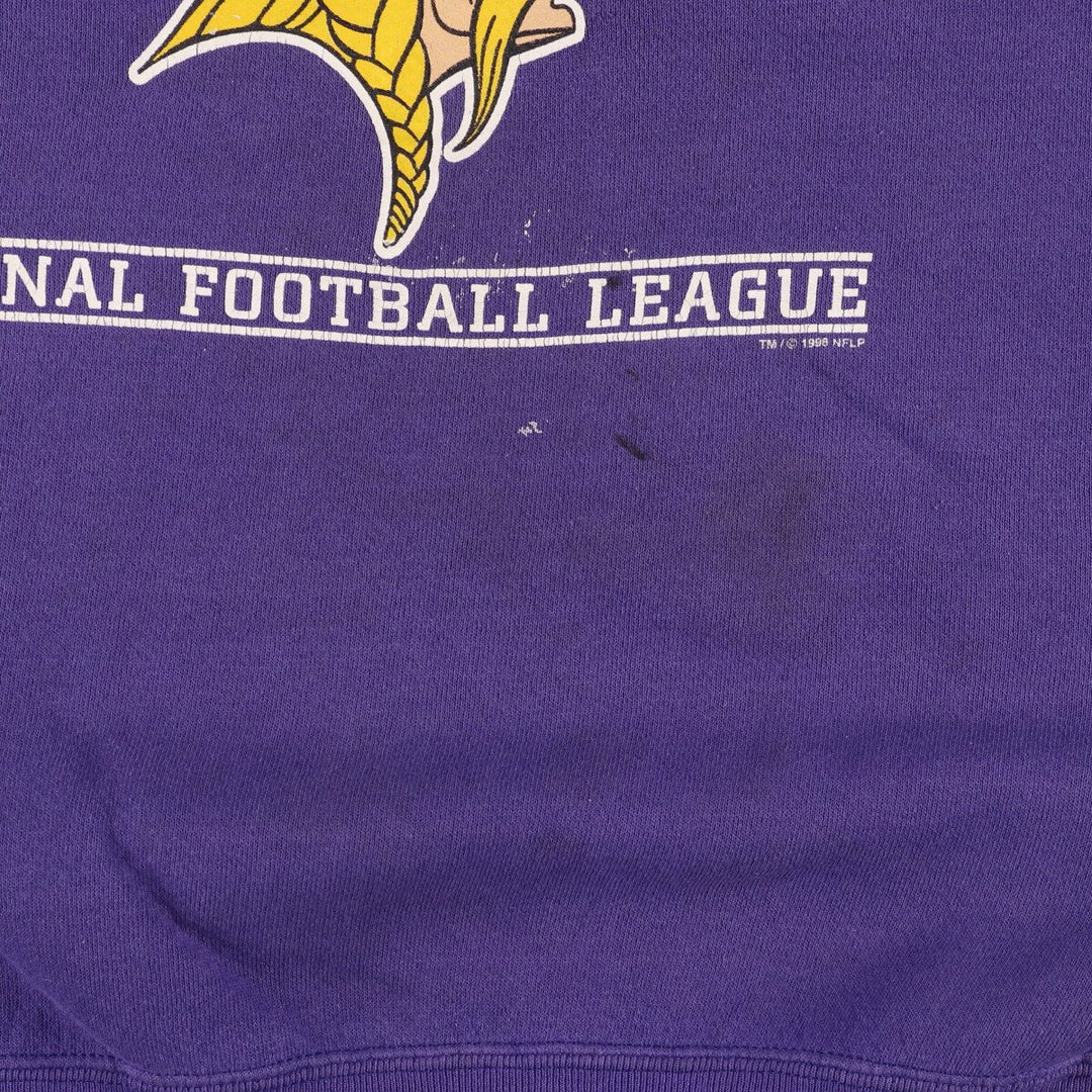 90'S Lee NFL MINNESOTA VIKINGS Minnesota Vikings Printed Sweatshirt Made in USA Men's XL /eaa330457