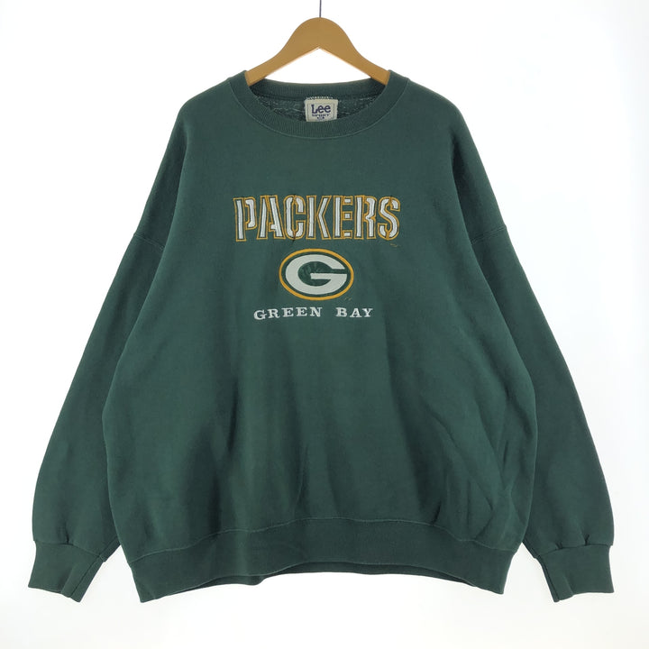 90'S Lee SPORT NFL GREEN BAY PACKERS Sweatshirt, Made in USA, Men's XXL /eaa330577