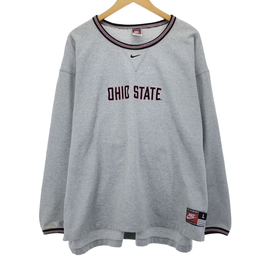 90'S Nike Ohio State Line Rib College Sweatshirt, Men's L, Vintage /eaa330945