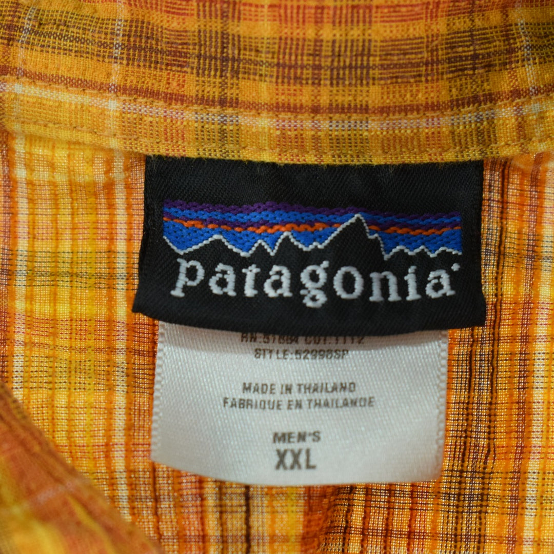 Patagonia 52996SP short sleeve check shirt, men's XXL / eaa332499