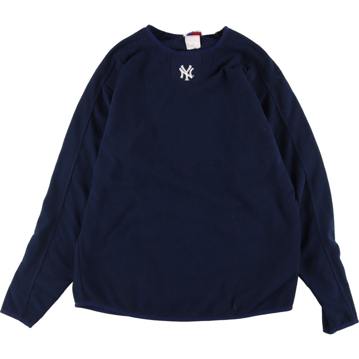 90'S Majestic MLB NY YANKEES New York Yankees fleece pullover men's L vintage /eaa334382