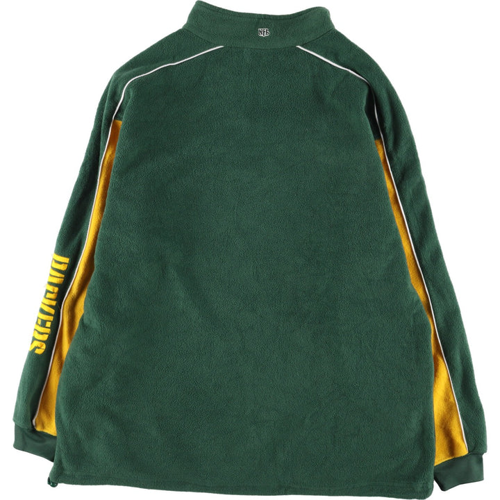 NFL GREENBAY PACKERS Green Bay Packers Half Zip Fleece Pullover Men's XL /eaa334777