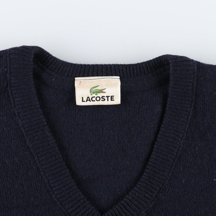 Lacoste V-neck wool knit sweater, men's XL /eaa335320