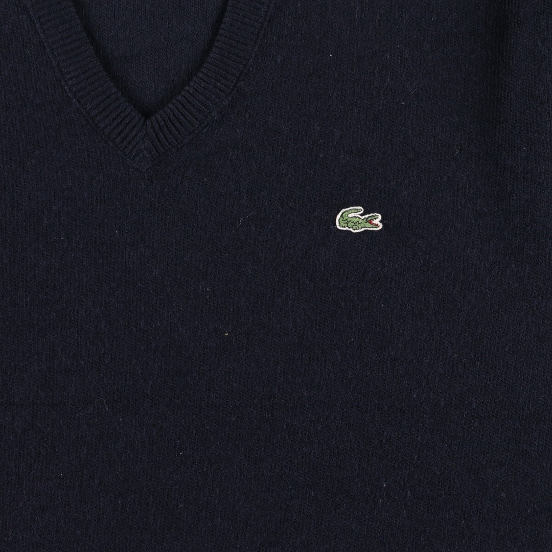 Lacoste V-neck wool knit sweater, men's XL /eaa335320