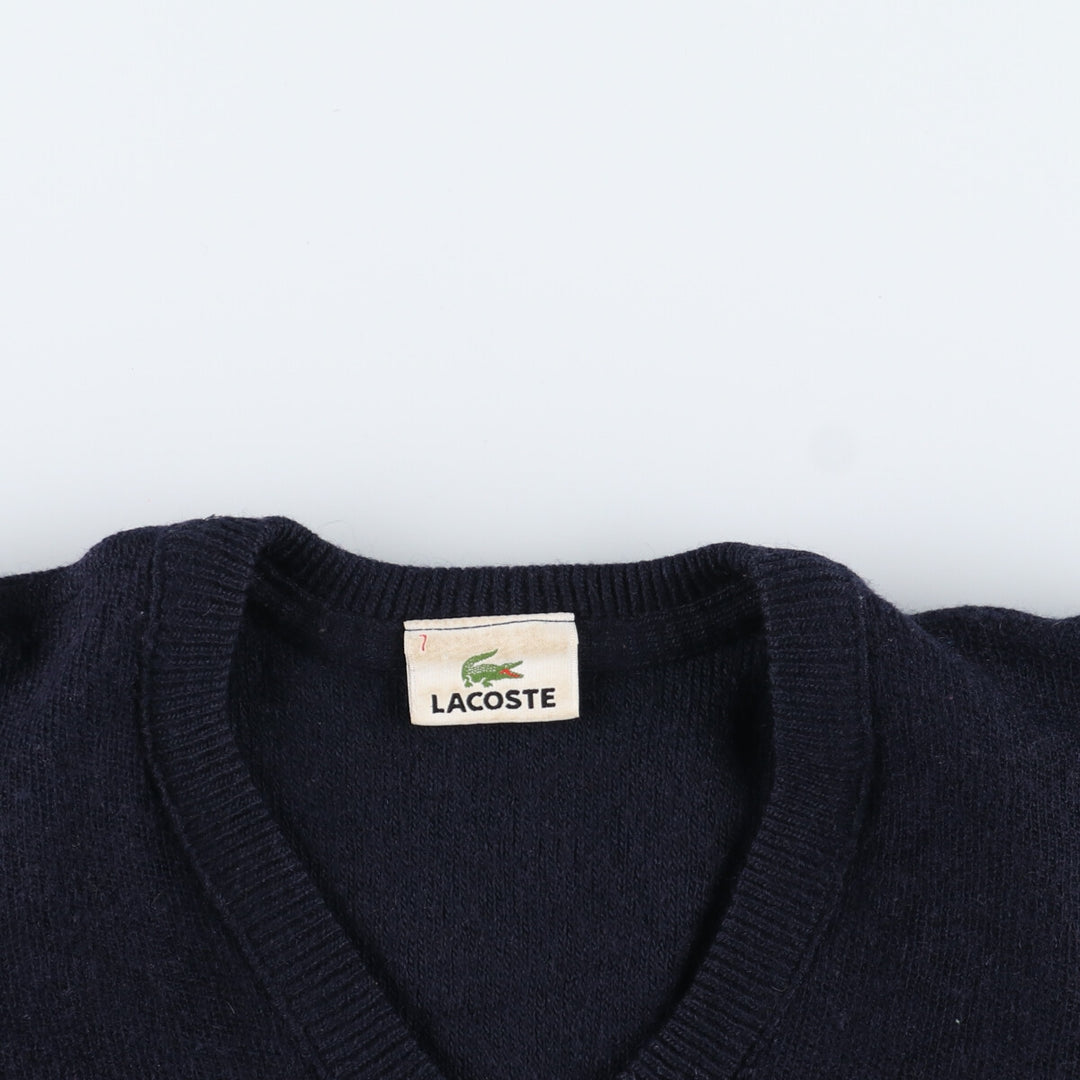 Lacoste V-neck wool knit sweater, men's XL /eaa335320