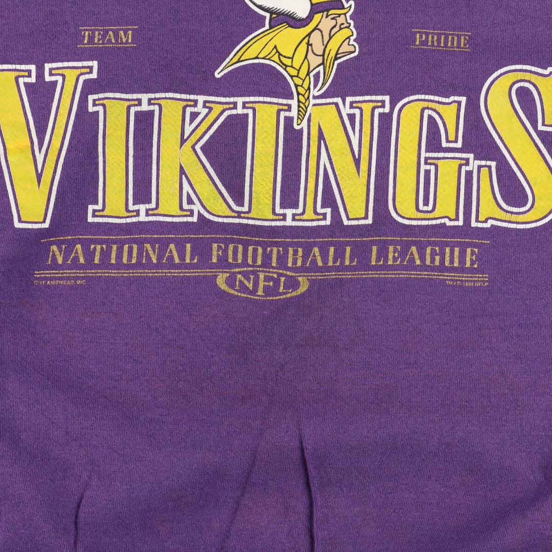 90'S Lee NFL MINNESOTA VIKINGS Minnesota Vikings sweatshirt, made in USA, men's XL, vintage /eaa335361