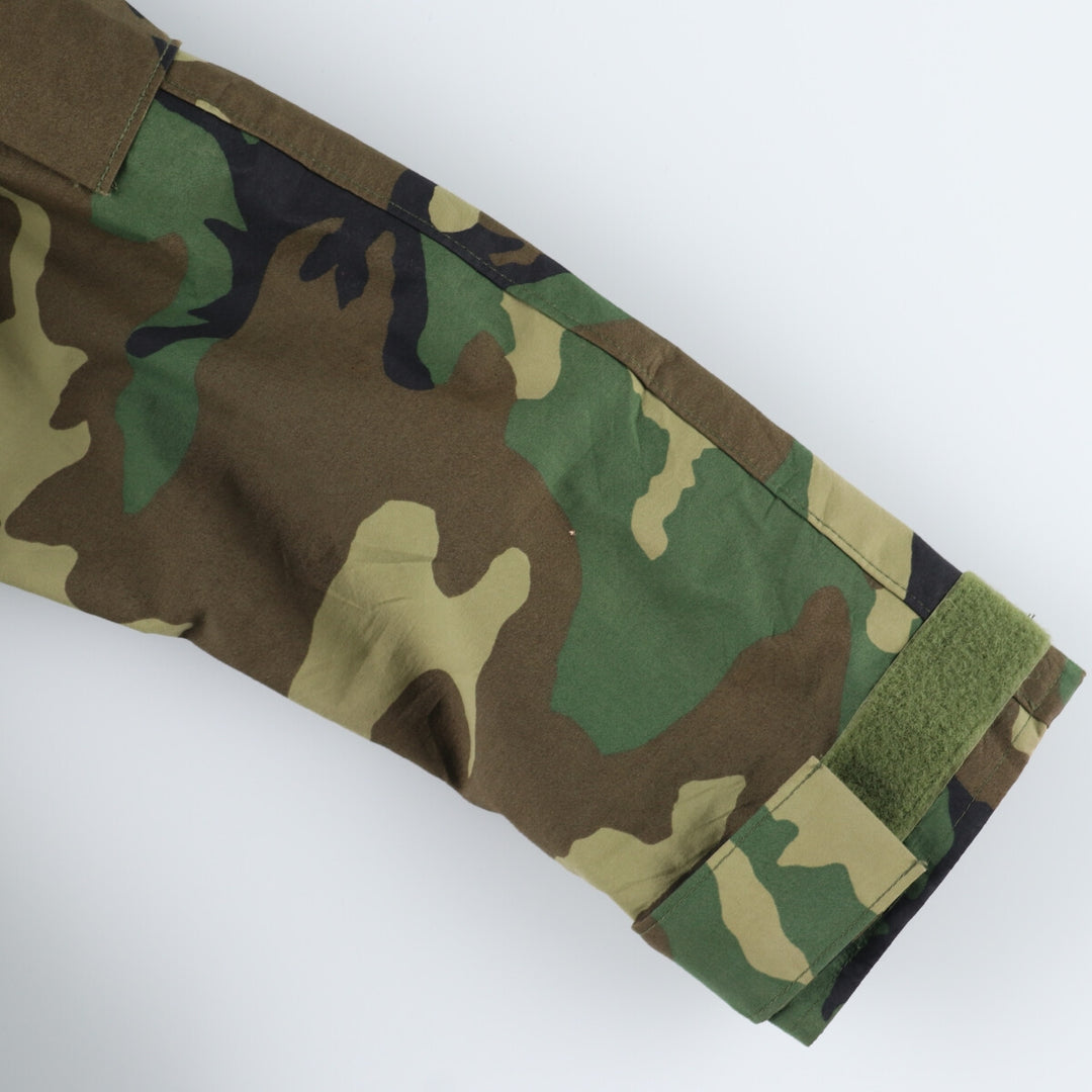 1998 delivery, genuine US military item, ECWCS 1st GEN late model woodland camo military Gore-Tex parka, made in USA, SMALL-REGULAR, men's M /eaa335874