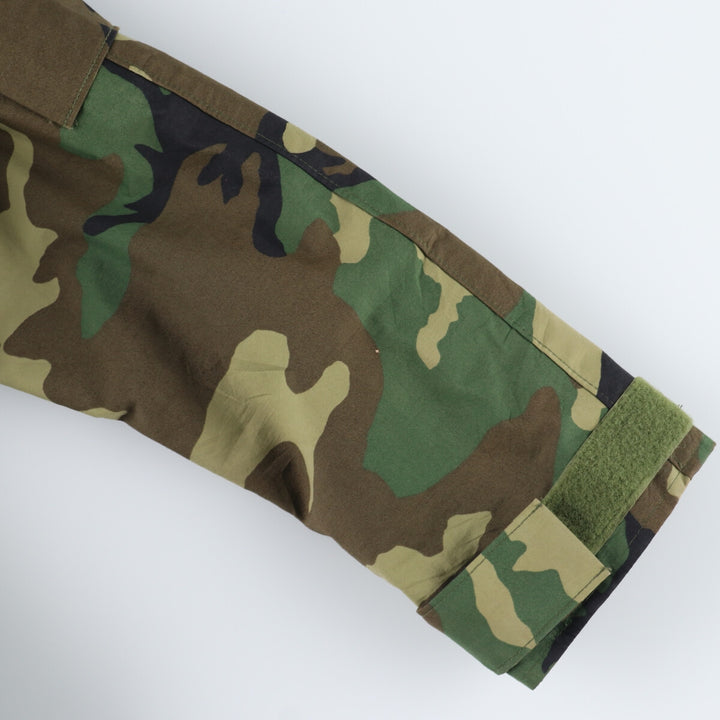 1998 delivery, genuine US military item, ECWCS 1st GEN late model woodland camo military Gore-Tex parka, made in USA, SMALL-REGULAR, men's M /eaa335874