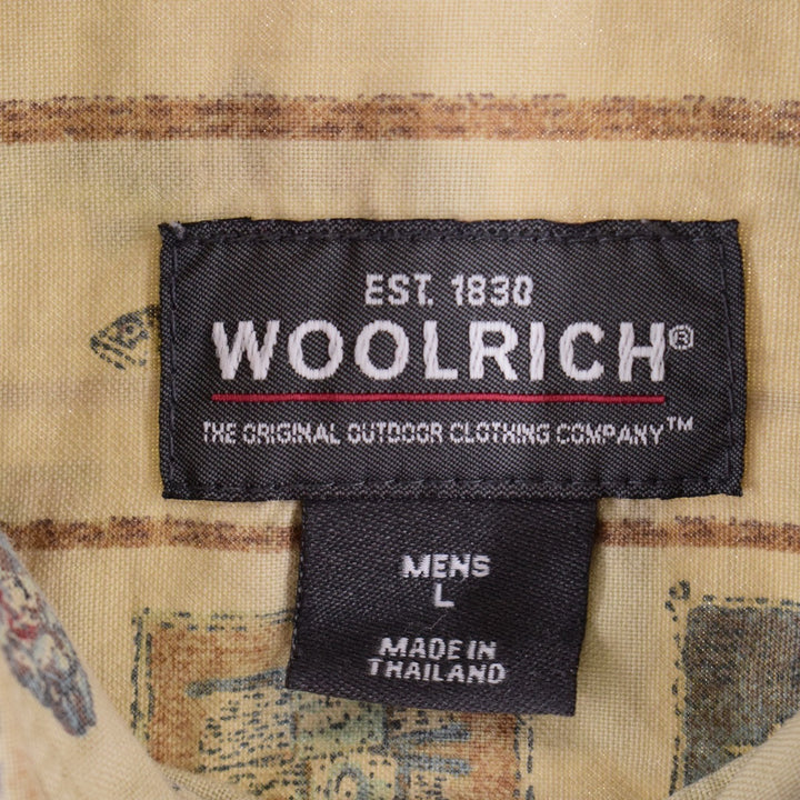 WOOLRICH Short Sleeve Button Down Shirt Men's XL /eaa336036