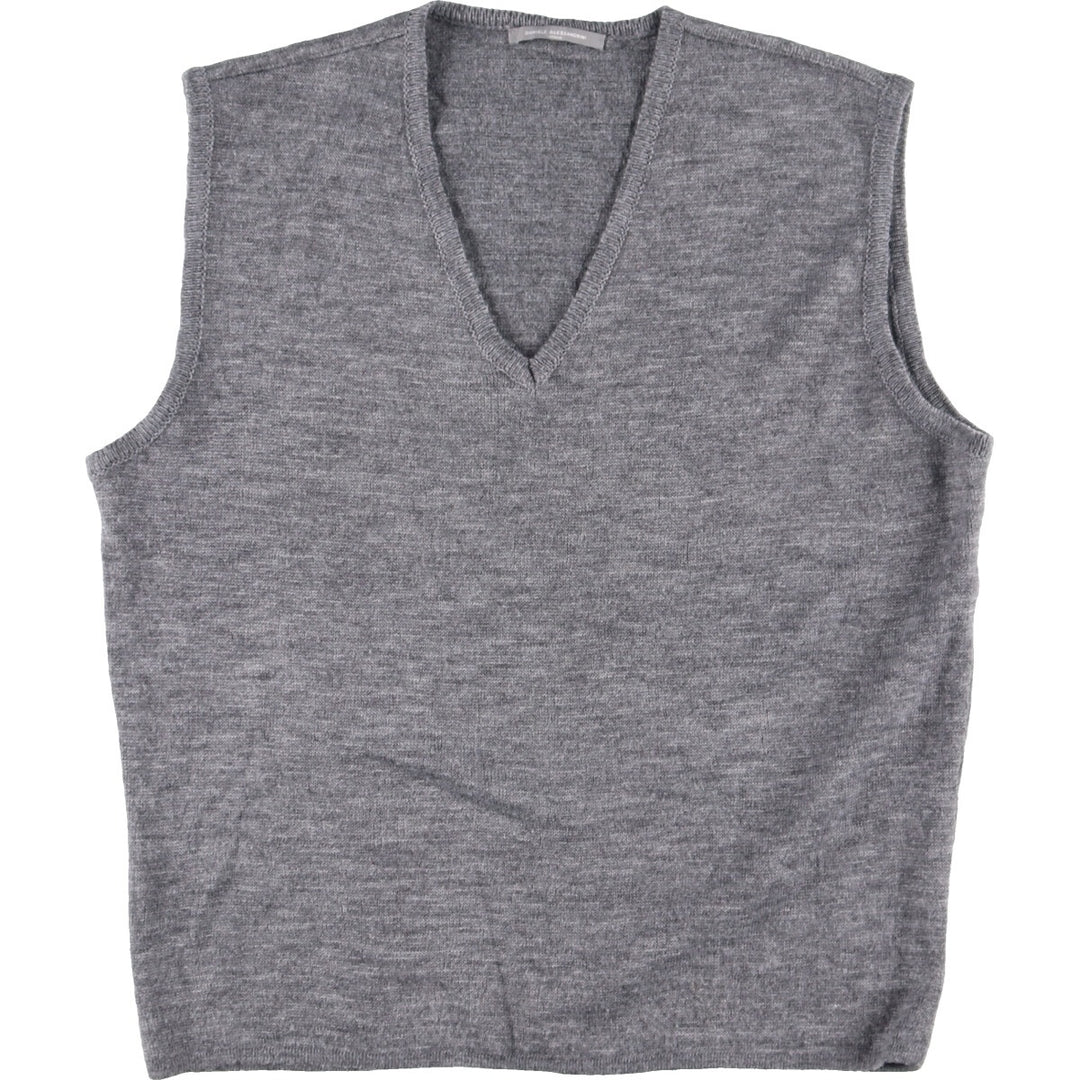 DANIELE ALESSANDRINI V-neck wool knit vest Men's M /eaa336499