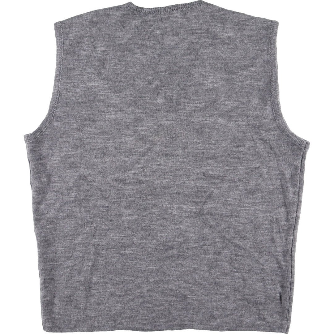 DANIELE ALESSANDRINI V-neck wool knit vest Men's M /eaa336499