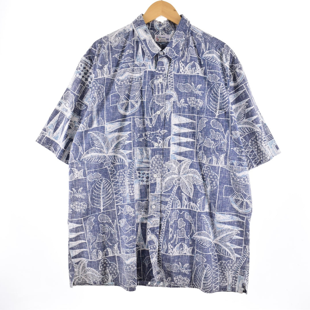 Big size 90'S Reyn Spooner swimsuit tag all-over print button-down Hawaiian aloha shirt for men XXXL /eaa336897