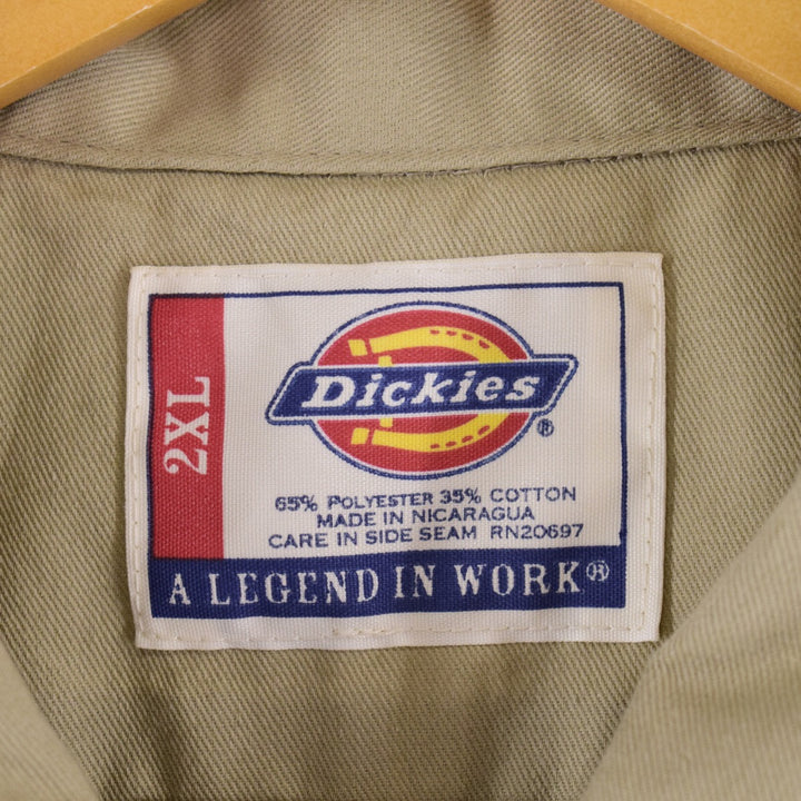 Dickies Short Sleeve Work Shirt Men's XXL /eaa337280