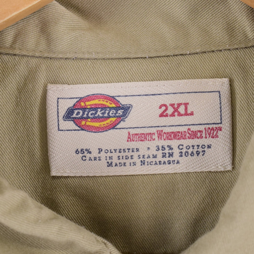 Big Size Dickies Short Sleeve Work Shirt Men's XXXL /eaa337282