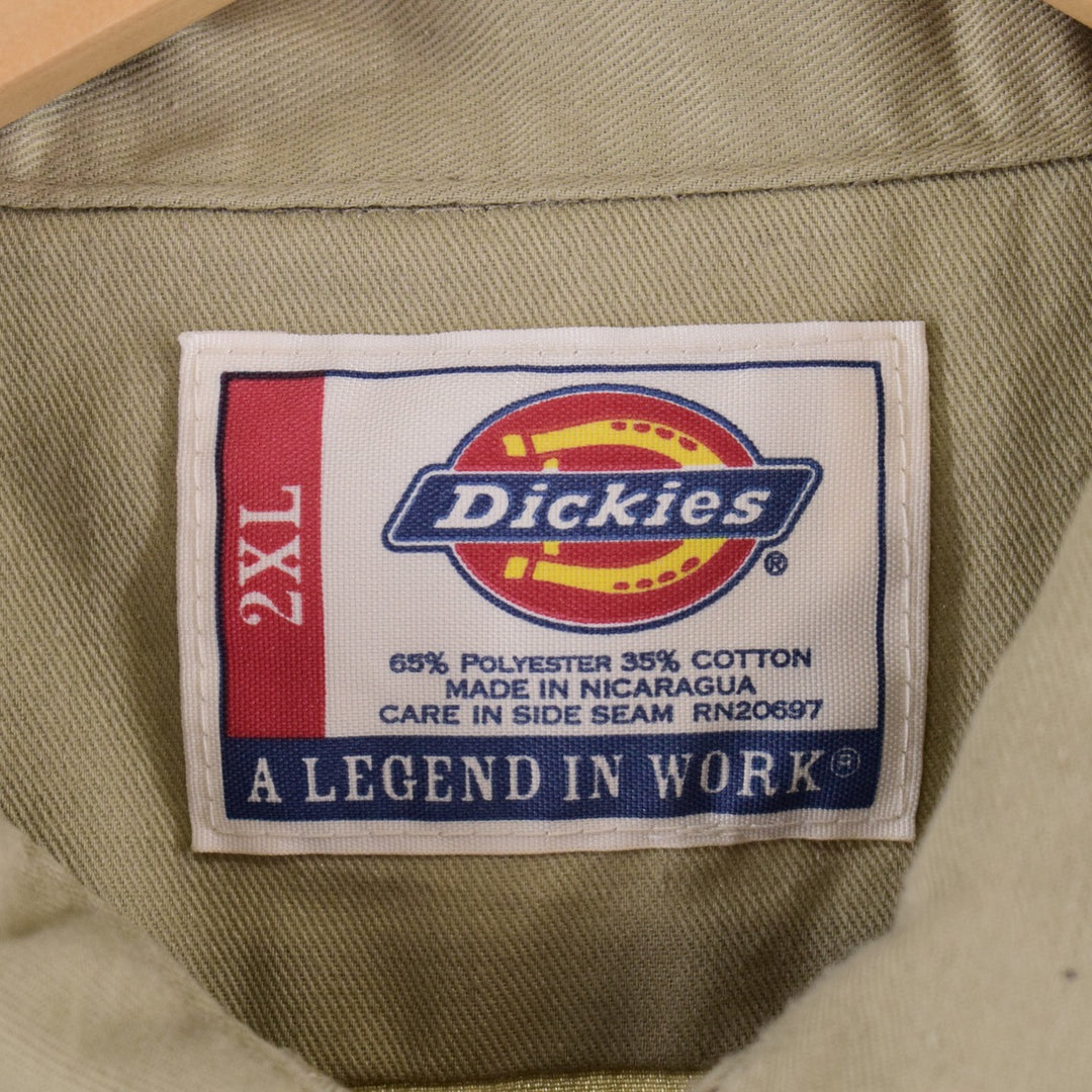 Big Size Dickies Short Sleeve Work Shirt Men's XXL /eaa337283