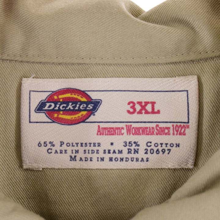 Big Size Dickies Short Sleeve Work Shirt Men's XXXL /eaa337284