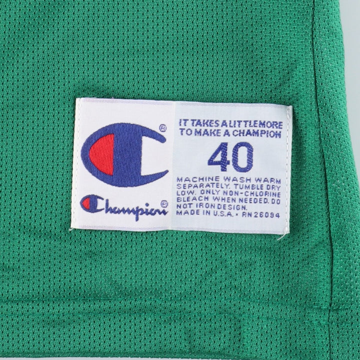 Champion NBA SEATTLE SUPERSONICS Seattle Supersonics Mesh Tank Top Game Shirt Made in USA Men's M /eaa337632