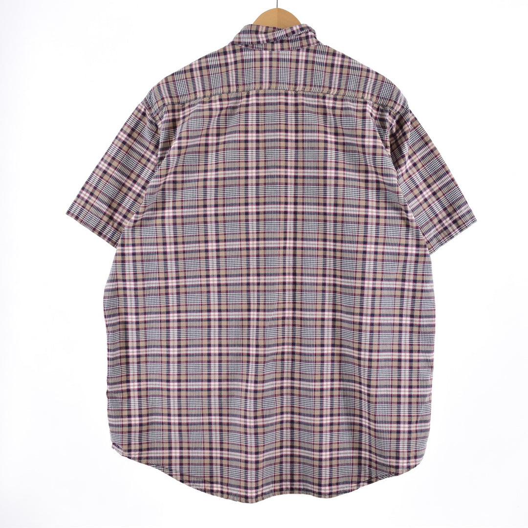 Carhartt Short Sleeve Button Down Check Shirt Men's XL /eaa337774