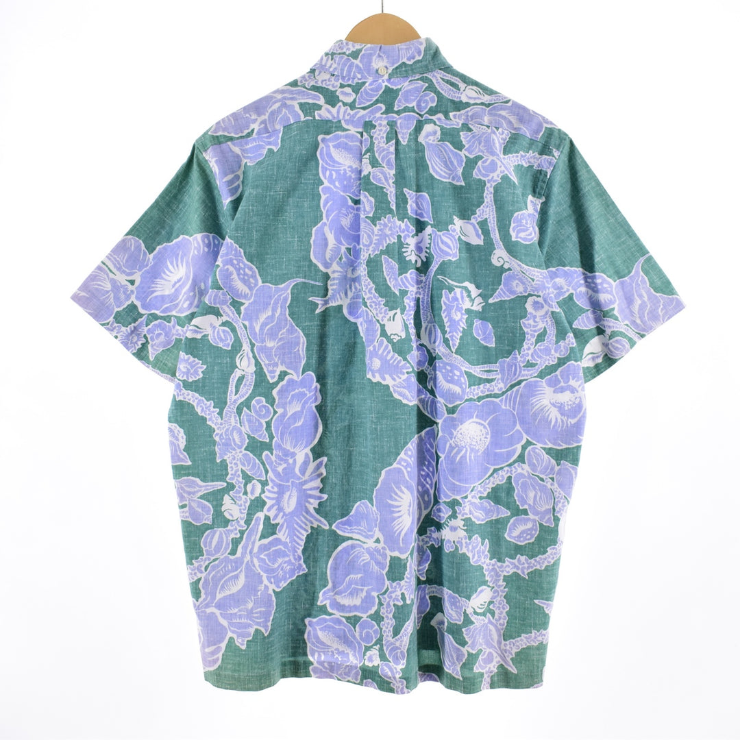 Reyn Spooner COMMEMORATIVE CLASSICS All-over Print Pullover Button-down Hawaiian Aloha Shirt Men's L /eaa337833