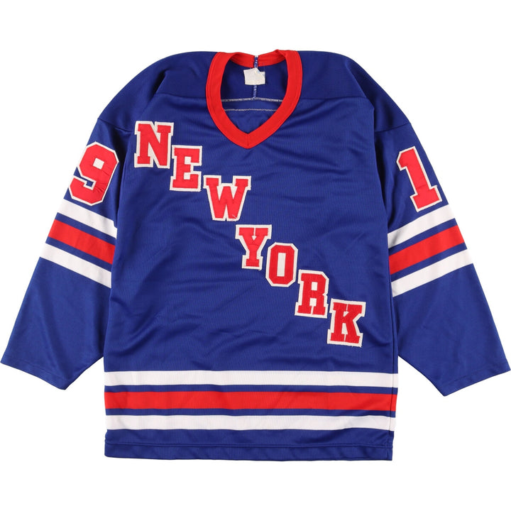 CCM NHL NEW YORK RANGES New York Rangers Numbering Game Shirt Hockey Shirt Canada Men's M /eaa338143