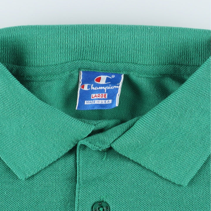 90'S Champion short sleeve polo shirt made in USA, men's M, vintage /eaa338547