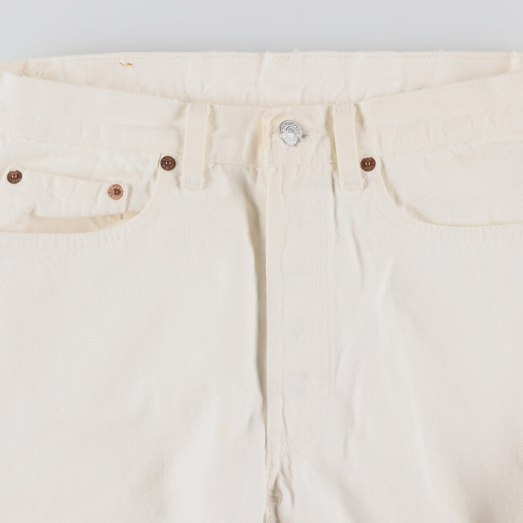 Levi's Levi's 501 White Jeans Straight Denim Pants Made in USA Men's W30 / eaa339454